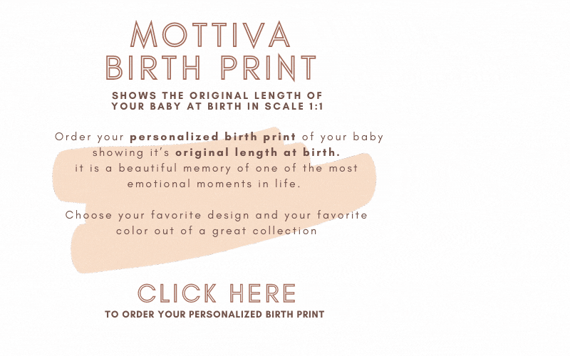 Newborn Birth Prints Scale 1:1 Custom Desgns